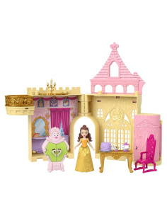 Casa de Muñecas Apilable Disney Bella Mattel 9 Piezas