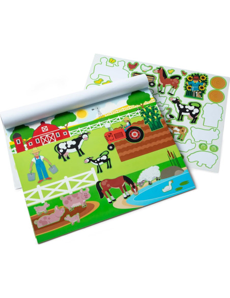 Melissa & Doug Libro de Pegatinas Reutilizables Hábitats Melissa & Doug Libro de Pegatinas Reutilizables Hábitats