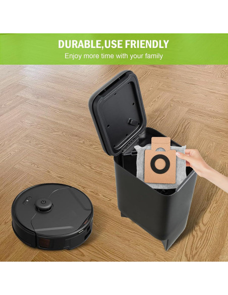 Paquete de 12 bolsas de polvo Pure Realm para Eufy X8/X10 Pro Paquete de 12 bolsas de polvo Pure Realm para Eufy X8/X10 Pro