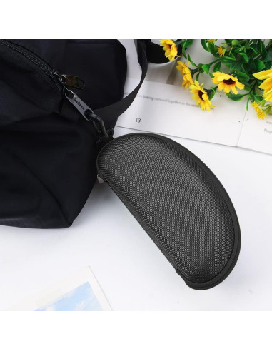 Estuche Duro para Gafas de Sol y Vista 3 Piezas Negro
