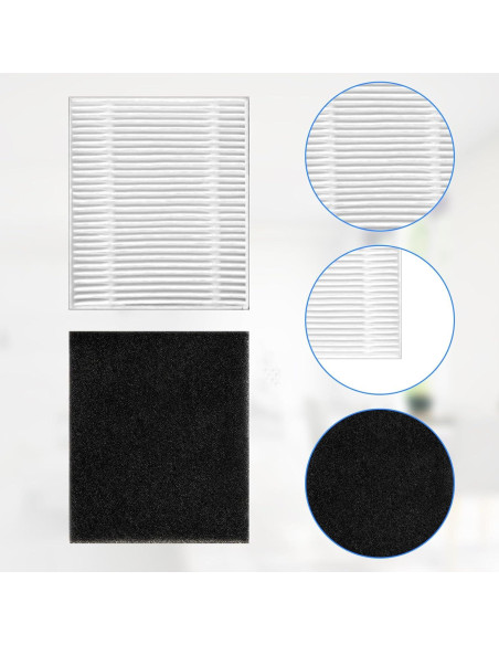 Paquete de 6 Filtros Hepa Fixbetter para Eufy Clean L50 L60 Paquete de 6 Filtros Hepa Fixbetter para Eufy Clean L50 L60