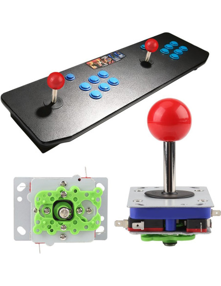 Joystick Hilitand Clásico 2/4/8 Vías con Bola Roja Joystick Hilitand Clásico 2/4/8 Vías con Bola Roja