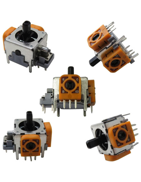 5 Piezas Joystick Analógico 3D Reemplazo Xbox 360 USonline911 5 Piezas Joystick Analógico 3D Reemplazo Xbox 360 USonline911