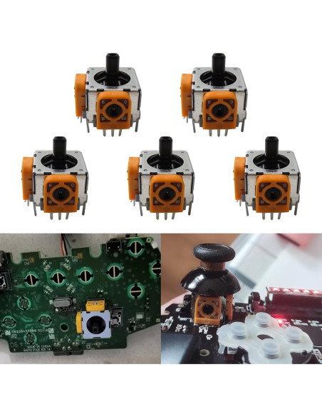 5 Piezas Joystick Analógico 3D Reemplazo Xbox 360 USonline911 5 Piezas Joystick Analógico 3D Reemplazo Xbox 360 USonline911