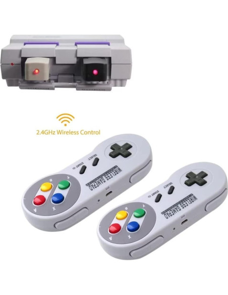 Controlador Inalámbrico 2.4G USonline911 para SNES Mini Controlador Inalámbrico 2.4G USonline911 para SNES Mini
