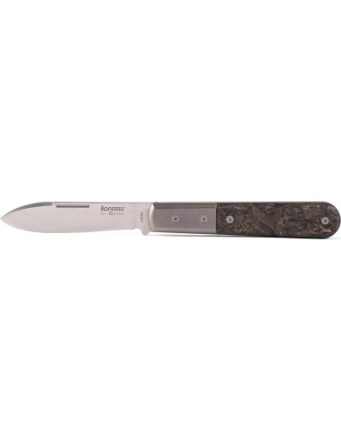 Cuchillo Plegable LionSTEEL Barlow, Acero M390, Titanio, 16.99 cm