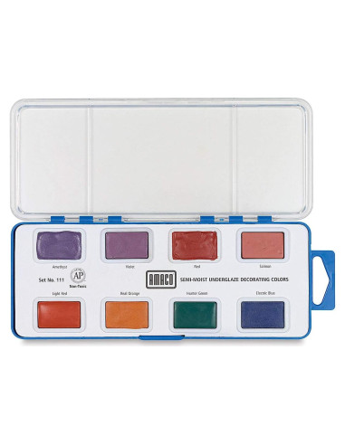 Set de Colores de Decoración Semi-Húmedos AMACO 12 oz
