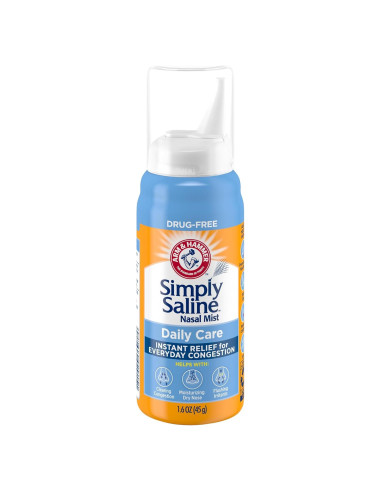 Spray Nasal Simply Saline ARM & HAMMER 45g Alivio Congestión