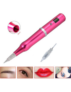 Máquina de Tatuaje Permanente QLX AP657R con Agujas y Batería 2