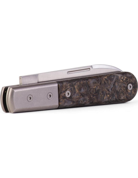 Cuchillo Plegable LionSTEEL Barlow, Acero M390, Titanio, 16.99 cm Cuchillo Plegable LionSTEEL Barlow, Acero M390, Titanio, 16.99 cm