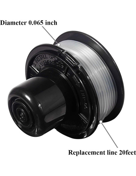 Carrete de Hilo THTEN RS-136 Compatible Black Decker 6,1m Carrete de Hilo THTEN RS-136 Compatible Black Decker 6,1m