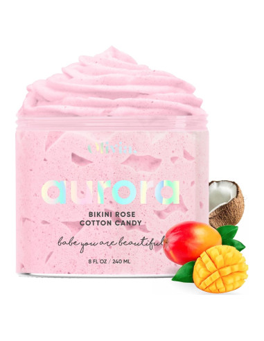 Exfoliante Íntimo Olivia Beauty Aurora Bikini 200g Aroma Dulce