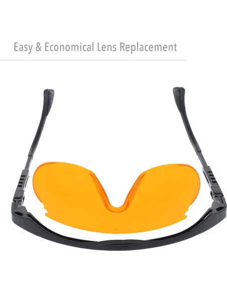 Gafas de computadora Uvex Skyper SCT-naranja, antirreflejo Gafas de computadora Uvex Skyper SCT-naranja, antirreflejo