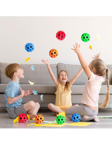 12 Pelotas Rebotadoras Espaciales Thremhoo para Niños