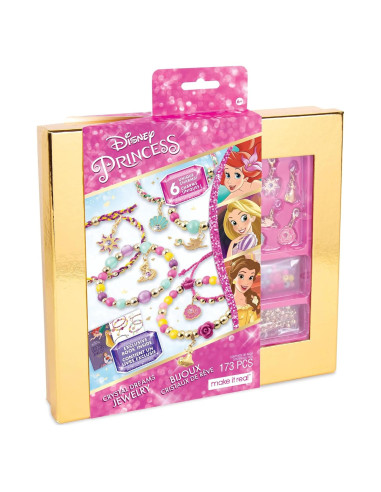 Kit de Joyería Hazlo Real Princesas Disney - 6 Pulseras DIY