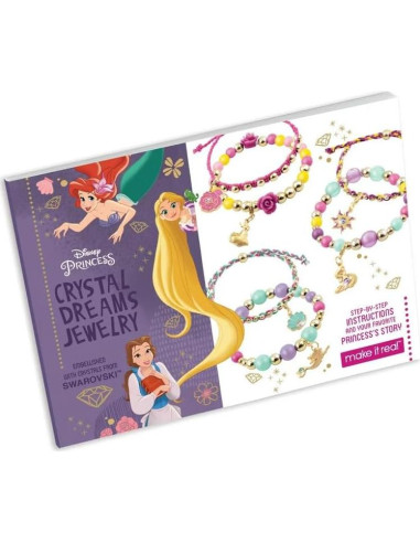 Kit de Joyería Hazlo Real Princesas Disney - 6 Pulseras DIY