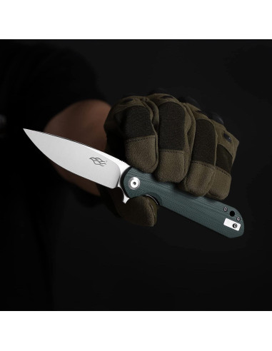Cuchillo Plegable Ganzo FH41 Gris Acero D2 Mango G10 20.2cm