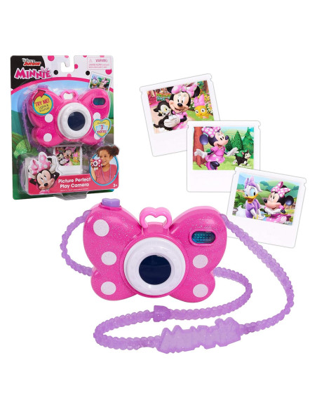 Cámara de Jugar Minnie Mouse Just Play con Sonidos y Luces Cámara de Jugar Minnie Mouse Just Play con Sonidos y Luces
