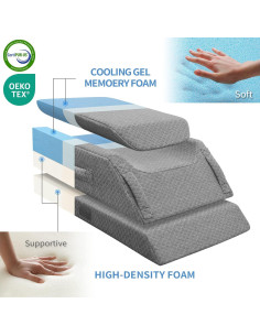 Cojín Elevador de Piernas Ajustable KingPavonini 73x43cm 2