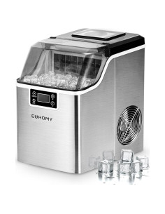 Máquina de Hielo EUHOMY IM-FP 20,41 kg 24 Cubos en 13 Min