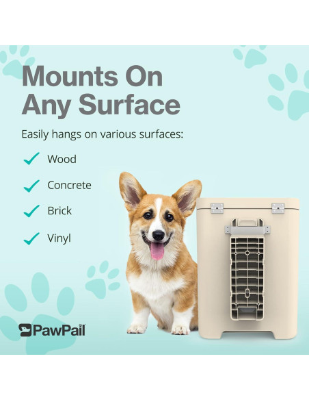 Soporte de Montaje PawPail para Desechos de Mascotas Soporte de Montaje PawPail para Desechos de Mascotas