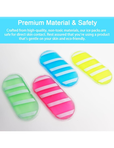Paquete de Hielo Reutilizable para Niños HI FINE CARE 4 Unidades Paquete de Hielo Reutilizable para Niños HI FINE CARE 4 Unidades