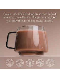 Beam Dream Polvo para Dormir Vegano 22 Porciones Canela Chocolate 2
