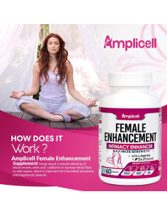 Pastillas Amplicell Mejora Femenina 60 Ct - Libido y Energía 2