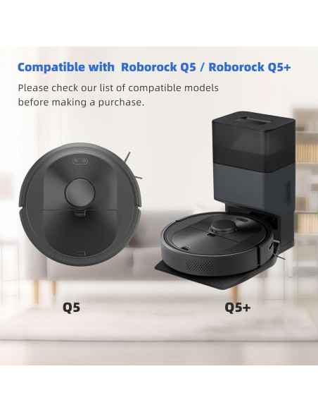 Accesorios LVTENGAI para Roborock Q5 y Q5+ - 1 cepillo y 4 filtros Accesorios LVTENGAI para Roborock Q5 y Q5+ - 1 cepillo y 4 filtros