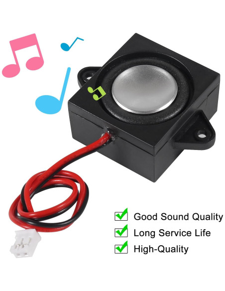4 Altavoces Mini 3W 8 Ohm JUZITAO para Proyectos Electrónicos 4 Altavoces Mini 3W 8 Ohm JUZITAO para Proyectos Electrónicos