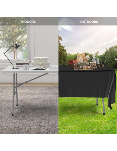 Mesa Plegable YITAHOME 180 cm Blanca para 8 Personas