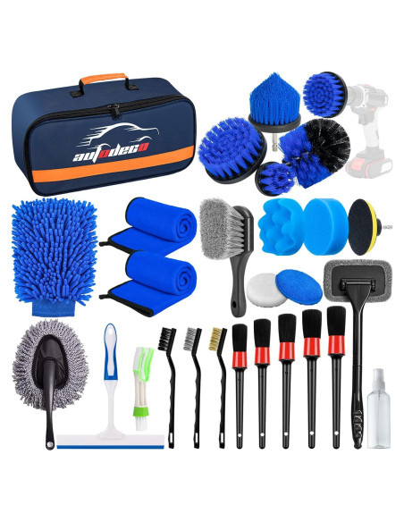 Kit de Detalle de Automóviles 27 Piezas AUTODECO Azul Kit de Detalle de Automóviles 27 Piezas AUTODECO Azul