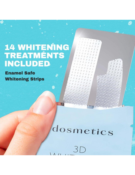 Tiras Blanqueadoras de Dientes Dosmetics 28 Piezas Sensibles Tiras Blanqueadoras de Dientes Dosmetics 28 Piezas Sensibles