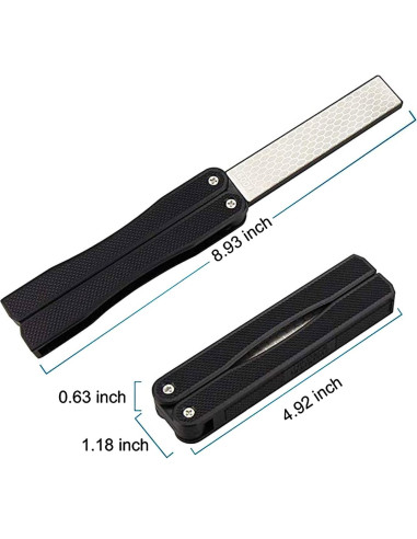Cuchillo Plegable Afilador de Diamante RR RAXMIN 12,7 cm