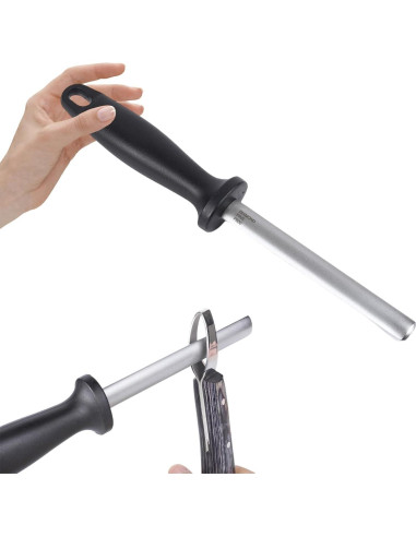 Afilador de Cuchillos de Pezuña Docdciy 15 cm Diamante 800 Granos