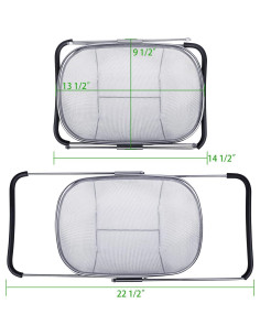 Colador Grande Tiawudi Acero Inoxidable 18/8 57 cm 2