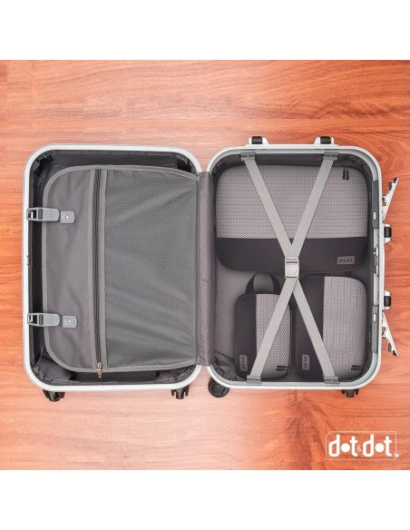 Cubos de Compresión Dot&Dot 5 Piezas para Viajes Cubos de Compresión Dot&Dot 5 Piezas para Viajes
