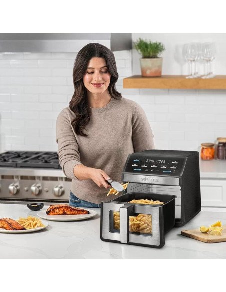 Freidora de Aire Digital Gourmia 7.5L con Ventana y Luz Freidora de Aire Digital Gourmia 7.5L con Ventana y Luz