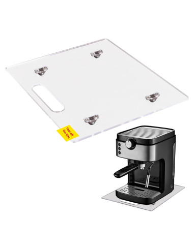 Bandeja deslizante para cafetera Mostshells 30x25 cm incoloro