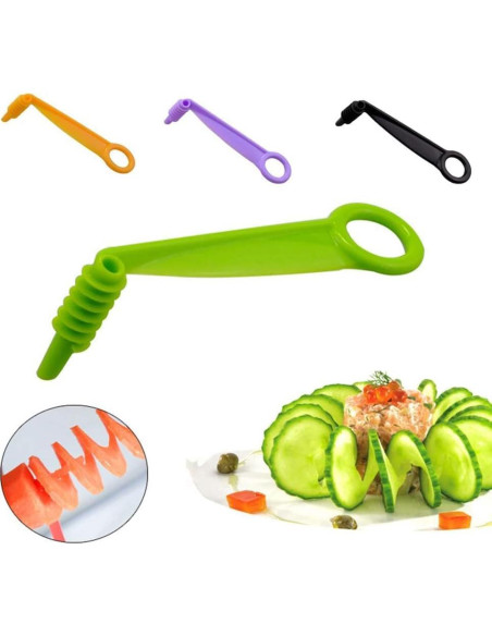 Cortador Espiral Manual Baolaili de Verduras 11.18 cm Cortador Espiral Manual Baolaili de Verduras 11.18 cm