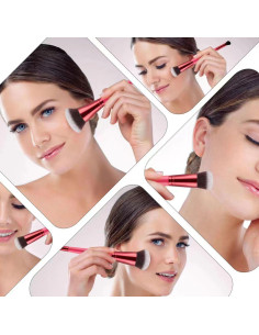 Set de Brochas de Contorno y Base EVRCHGIEA - Doble Cara 2