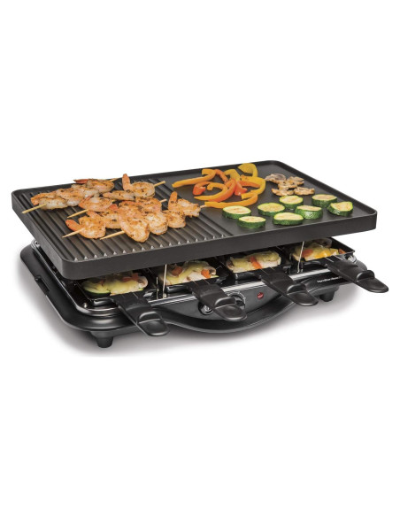 Parrilla Raclette Eléctrica Hamilton Beach 1300W 8 Personas Parrilla Raclette Eléctrica Hamilton Beach 1300W 8 Personas