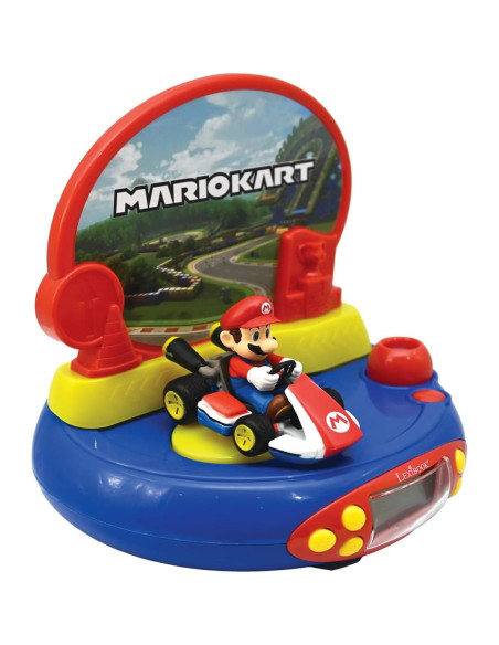 Reloj Proyector LEXiBOOK Mario Kart Luz Nocturna RP500NI Reloj Proyector LEXiBOOK Mario Kart Luz Nocturna RP500NI