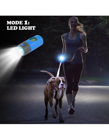 Dispensador de Bolsas para Excremento de Perros Novkin con Linterna