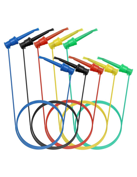 Clips de Gancho de Prueba Sumnacon 5 Pcs Silicona 59 cm Clips de Gancho de Prueba Sumnacon 5 Pcs Silicona 59 cm