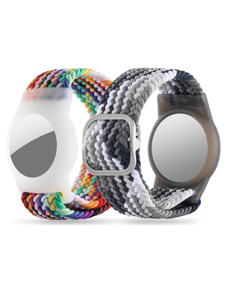Pulsera Antipérdida para AirTag TAYCASE 2 Piezas Nylon Pulsera Antipérdida para AirTag TAYCASE 2 Piezas Nylon