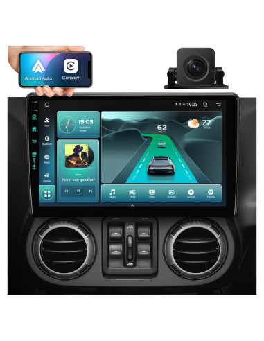 Sistema de Carro TWAHH 11" Android 13 GPS 5G WiFi 6 Jeep