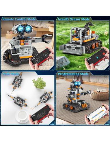 Kit de Construcción Robot STEM 5 en 1 QHECTTY 688 Piezas
