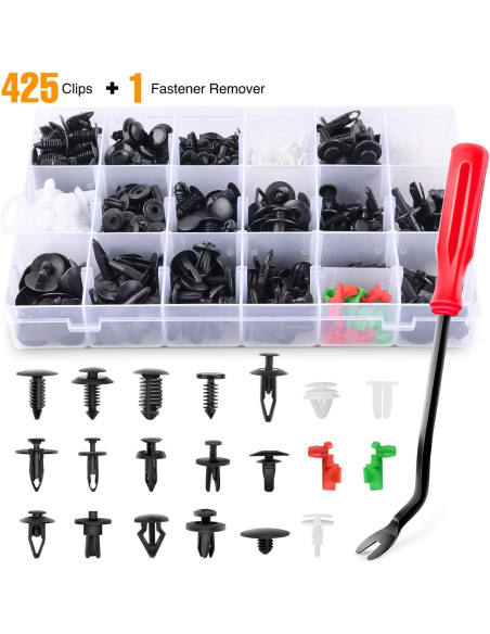 Juego de Clips de Retención GOOACC 425 Pcs + Extractor Juego de Clips de Retención GOOACC 425 Pcs + Extractor