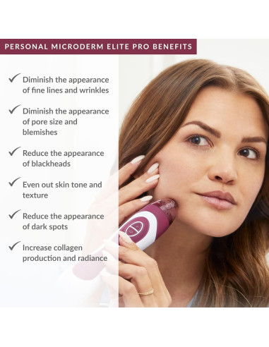 Microdermoabrasión Personal Elite Pro PMD - Kit Facial y Corporal